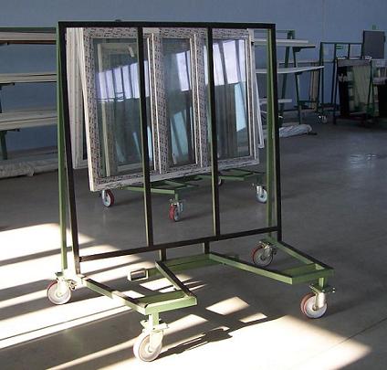 Paleta transportowo - magazynowa okien