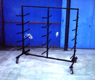 Regał widlasty regulowany