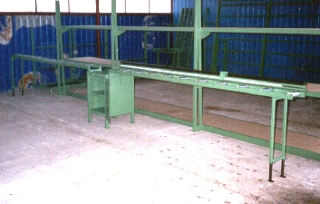 Stanowisko robocze przecinarki do metalu