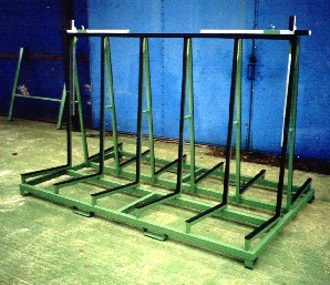 Uniwersalny dwustronny regał magazynowy okien